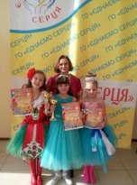 Ірина Красовська з учнями класу сольного співу